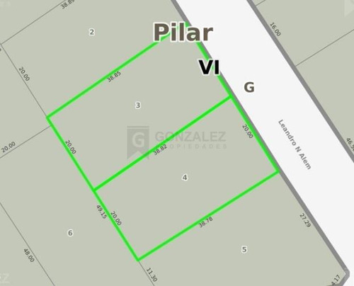 Terreno Lote En Venta En Robles Del Monarca, Pilar, G.b.a. Zona Norte