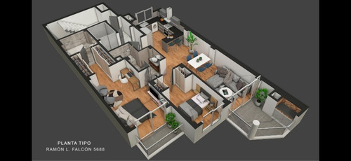 Alquiler Departamento 3 Amb Piso Hermoso Nuevo De Categoria 90m2