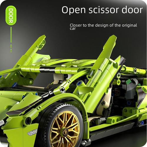 Bloques Para Armar Auto A Control Remoto Compatible Con Lego