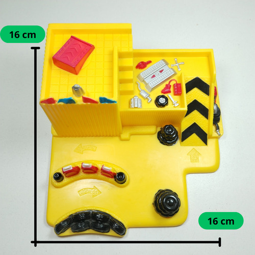 Playset Speed Shop - Escenario Carros Miniatura Hasbro 1996 (Usado)