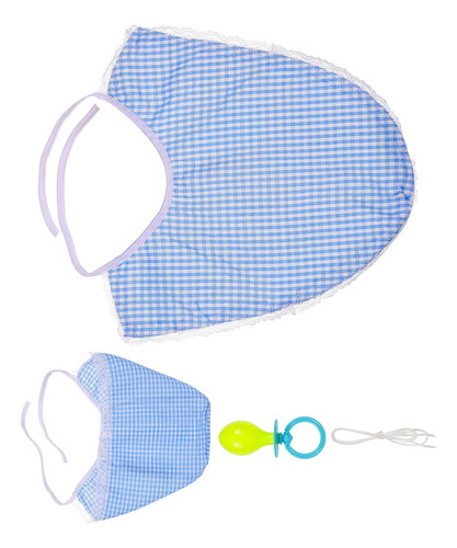 Para Set De 3 Divertidos Baberos Con Forma De Chupete Para