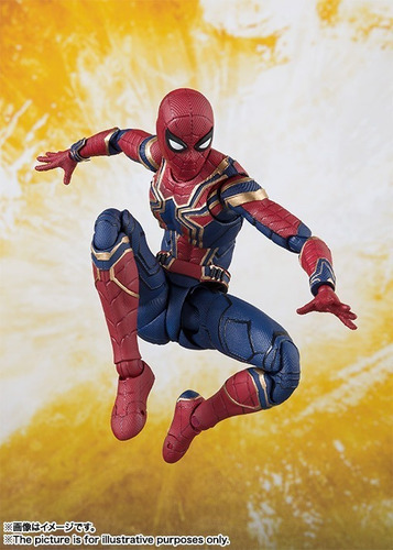 Avengers Iron Spider-man Shf Infinity War Figura Modelo 15cm