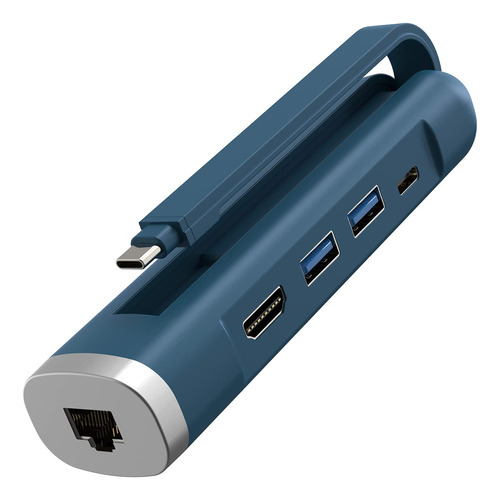 Usb C Hub, Adepter Usb Type-c Multiport Con Hdmi 4k, Elexlin