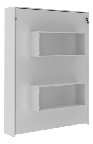Cama Retrátil De Parede Articulada Casal 147,2x198,5cm Branc