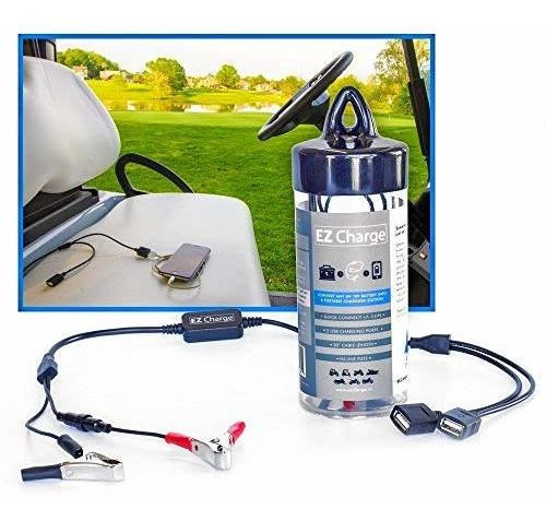 Ez Carga Portátil Dual Usb Carrito De Golf Carter Celu...