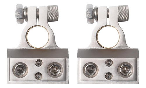 2x Conector Terminal De Batería Positiva Negativa De 2ga