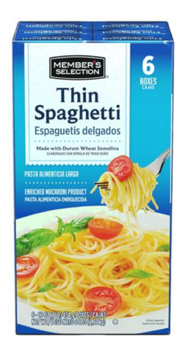 Espaguetis Delgados 6 Unid 454g - g a $20