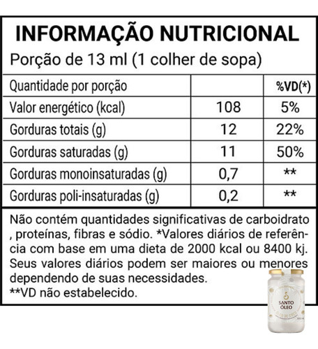 4x Óleo De Coco Extravirgem Prensado A Frio Polpa 500ml