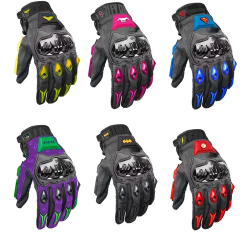 Guantes Moto Dc Comics Kov Joker Heroes Villanos Originales