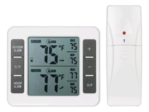 Medidor De Temperatura Interno Externo Com Sensor Sem Fio