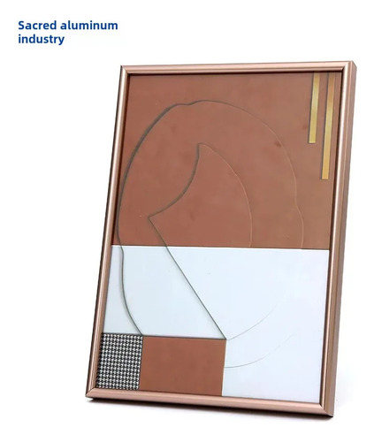 A3 - Brushed Titanium Gold - Aluminum Alloy Picture Frame A3