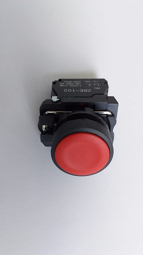 Botão Plático Impulsão 22mm 1nf Vermelho Xb5aa42 C/ Nf Vermelho