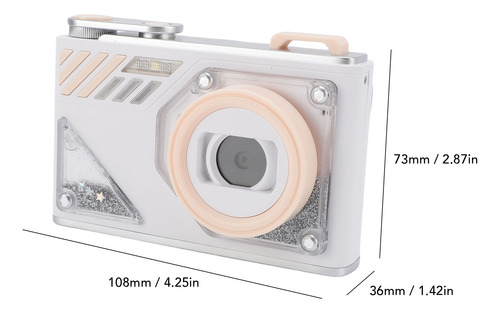 Cámara Digital De 48 Mp, 1080p Hd, Zoom 8x, Frontal Y Traser