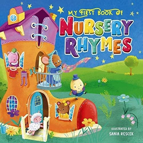 My First Book Of Nursery Rhymes - Padded Board Book, de Little Hippo Bo. Editorial Little Hippo Books en inglés