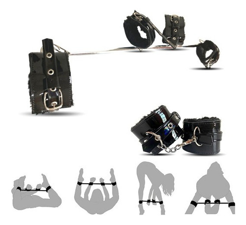 Esposas Policiacas Fury Bondage Policiales Baratas Tacticas Color Negro Ch