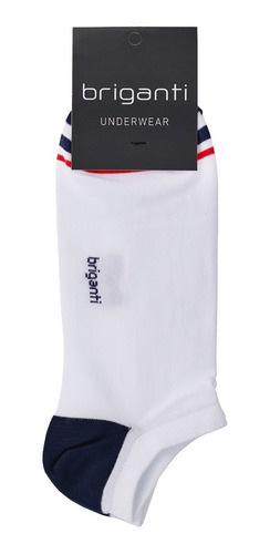 Imagen 4 de 10 de Soquete Combinado Algodón Hombre Briganti Pack X 6 Acc07230