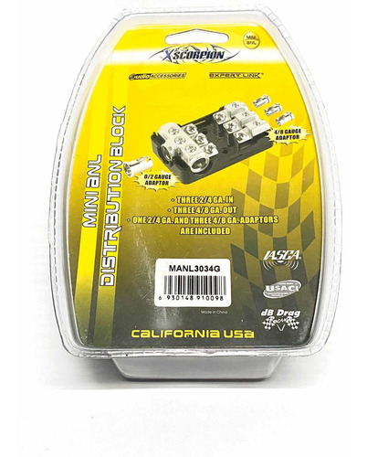 Imagen 4 de 10 de Distribuidor Corriente Tres Vias Tipo Mini Anl Manl3034g