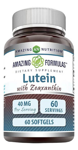 Amazing Formulas Luteín Zeaxantina 40 Mcg 60 Softgels Sabor Sin Sabor