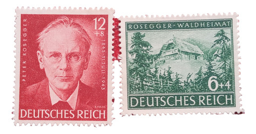 Alemania Reich Estampillas Mint 1943 Yvert 773 Al 774 