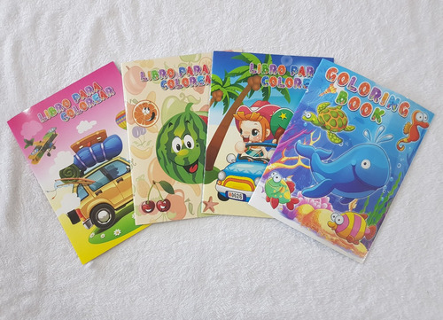 Pack 24 Libros Colorear O Pintar Aprendizaje Niñas Y Niños