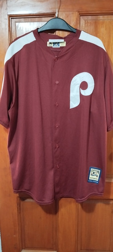 Camiseta De Baseball Philadelfia Fillies Talla Xxl Majestic 