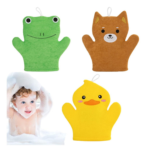 Guantes De Baño Para Bebés,lindas Esponjas De Baño Para Bebé