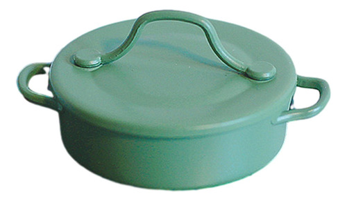 2 Olla De Sopa Para Casa De Muñecas, Modelo De Escena Verde