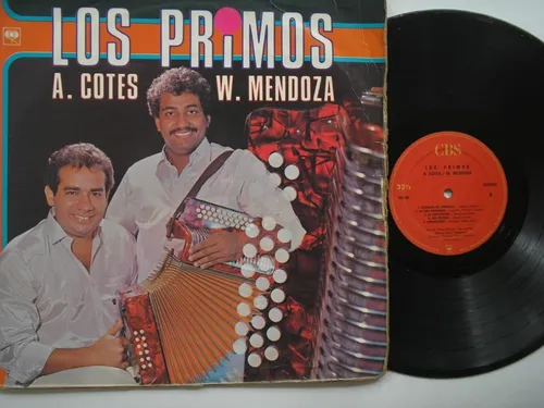 Lp Vinilo A Cotes W Mendoza Los Primos Edicion Colombia 1990 (Usado)