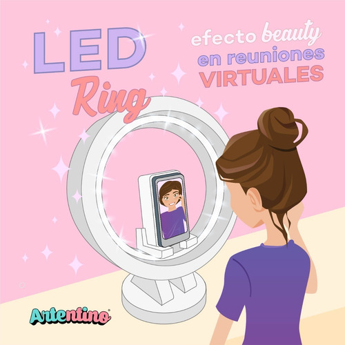 Led Ring Aro Luz Celular Tablet Maquillaje Selfie Video Foto