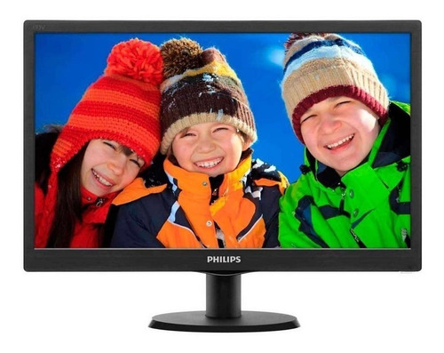 Monitor Philips V 193V5LHSB2 LCD 18.5" preto 110V/220V