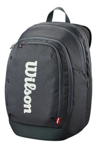 Backpack Wilson Tour Negra 2025 2 Raquetas Color Negro