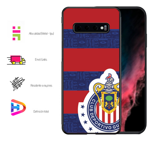 Funda +extra Para Samsung S10/s10lite/s10e Chiivas Campeon Samsung S10 Plus Deportivo Guadalajaara