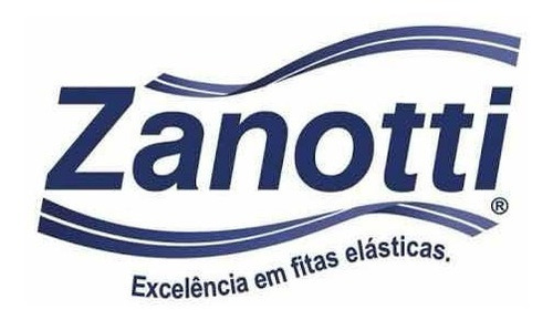 Jaraguá Zanotti, elástico blanco reforzado, 25 metros, diseño de tela lisa, 40 mm