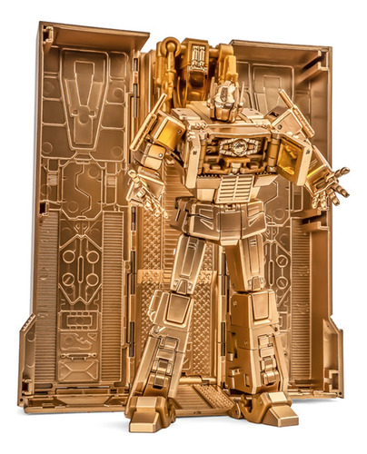 G1 The Golden Lagoon Optimus Prime Dorado (con Carruaje)