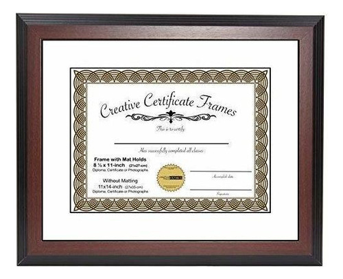 Creativepf 8.5x11bk Marcos Para Certificados Y Diplomas