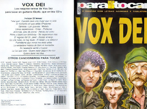 Vox Dei: Canciones, Letra Y Musica Para Cantar Y Tocar En Guitarra.ta, De Sin . Serie N/a, Vol. Volumen Unico. Editorial Melos, Tapa Blanda, Edición 1 En Español, 1996