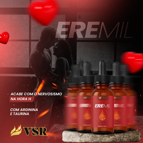 Eremil 30ml Suplemento Alimentar- Alongador Natural 3 Potes