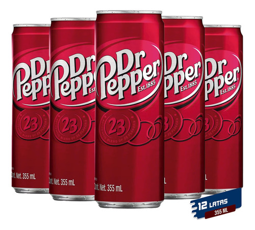 Refresco Dr Pepper Lata 355 Ml - 12 Pack