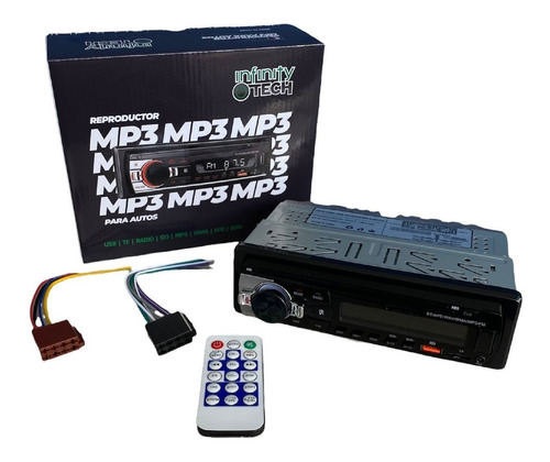 Stereo Para Auto Infinity Estereo Bluetooth Usb Mp3 Fm 