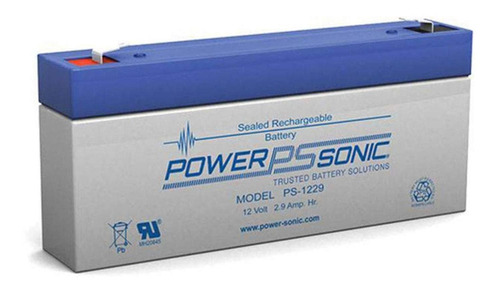 Bateria Respaldo Power Sonic Ps-1229 F1 12v 2.9 Ah Agm