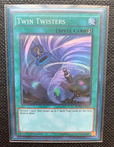 Yu-gi-oh! Twin Twisters Super Rare 1st Edition Bosh-en067