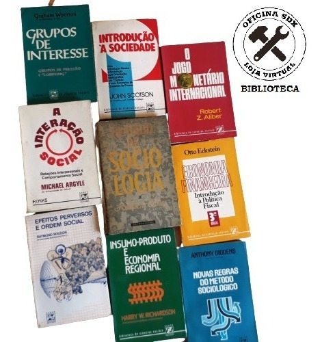 Lote Livros Sociologia Economia E Politica