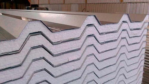 Telha Sanduiche De Zinco Galvanizada Limeira Branco