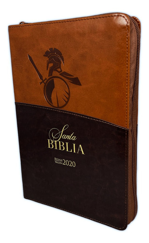 Biblia Rvr2020 Letra Grande Imitacion Piel Cafe Cierre