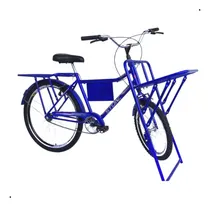 Comprar Bicicleta Cargueira Food Bike Aro 26 Azul Stone Bike 2 Bagageiros