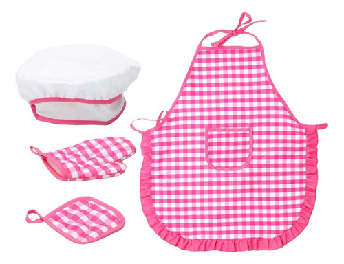 Juego De Gorro De Cocinero Y Guantes Para Niños, 2 Juegos