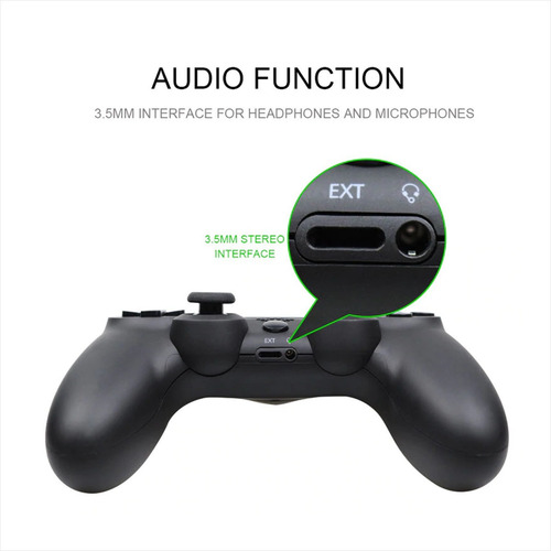 Imagen 6 de 9 de Control Gamepad Inalámbrico Para Ps4, Doubleshock 4 Genérico