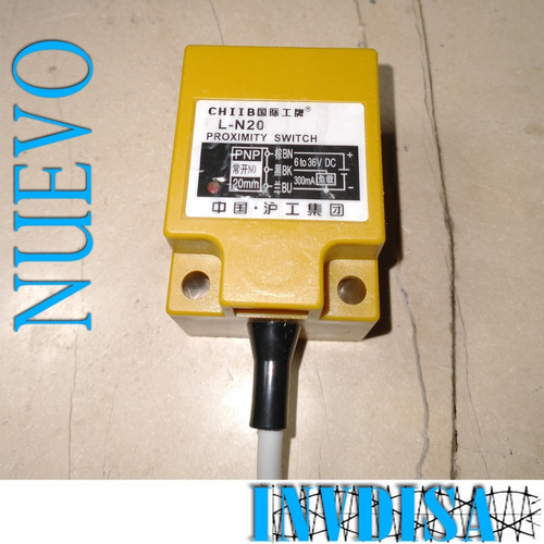 Sensor Inductivo Proximidad Pnp No Ip65 20mm 6-36v - N U E V