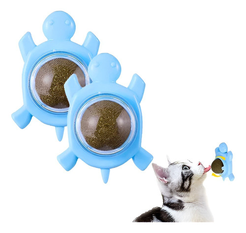Bola Hierba Gatera Catnip Snack Para Gatos Bola Adhesiva Cat Color Variado