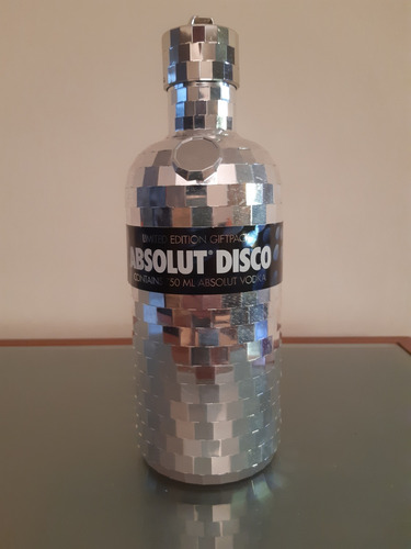 Botella De Colección Vodka Absolut Disco